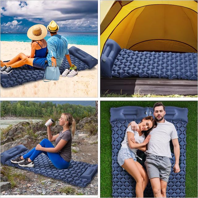 TrailNest™ - Foot/Hand Inflating Sleeping Pad